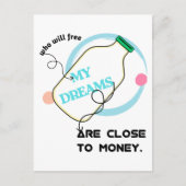 Free my dreams  postkarte (Vorderseite)