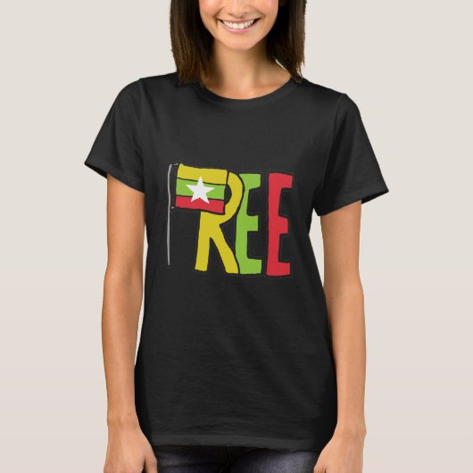 Free Myanmar T-Shirt (Vorderseite)