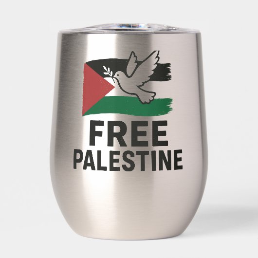 free palasthin  water bottle (Vorderseite)