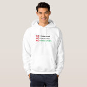 FREE PALÄSTINA NO to GENOCIDE APARTHEID KRIEGSVERB Hoodie (Vorne ganz)