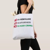 FREE PALÄSTINA NO to GENOCIDE APARTHEID KRIEGSVERB Tasche (Von Nahem)