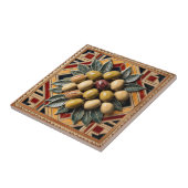 FREE PALÄSTINE Oliven Zweige Mosaik Keramik Fliese (Seite)