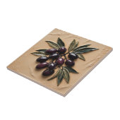 FREE PALÄSTINE Oliven Zweige Mosaik Keramik Fliese (Seite)