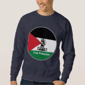 FREE palästinensische arabische Schrift Sweatshirt (Vorderseite)