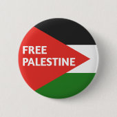 Free Palestine Abzeichen Button Button (Vorderseite)