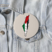 Free Palestine Barbed Wire Map Palästinensische Fr Button (Beispiel)