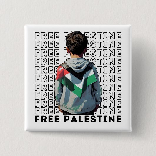 Free Palestine Button (Vorderseite)