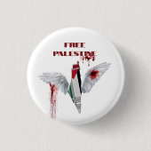 Free Palestine Button - Palestine Button (Vorderseite)