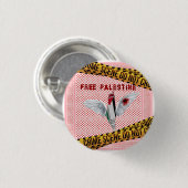 Free Palestine Button - Palestine Button (Vorne & Hinten)