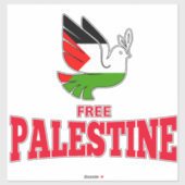 Free Palestine Car Sticker (Blatt)
