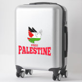 Free Palestine Car Sticker (Koffer)