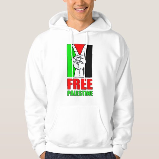 Free Palestine Hoodie (Vorderseite)