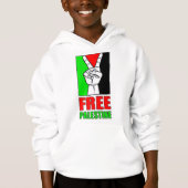 Free Palestine Hoodie (Vorderseite)