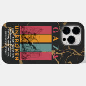 Free Palestine iPhone 14 Pro Max Tough Case - Gaza (Rückseite (Horizontal))