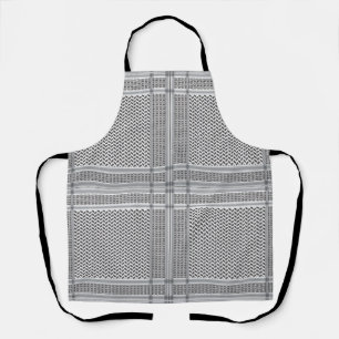 Free Palestine Keffiyeh Scarf Themed Kitchen Schürze