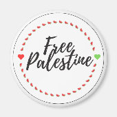 Free Palestine Magnet (Vorne)