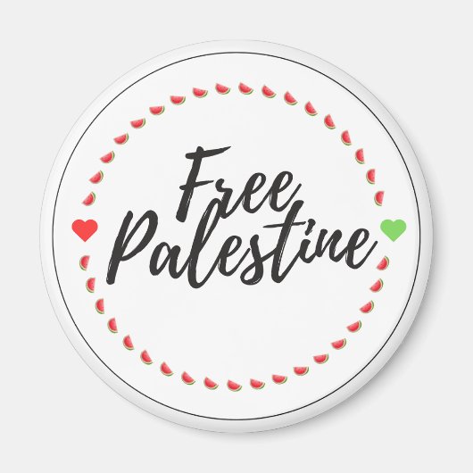Free Palestine Magnet (Vorne)
