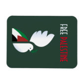Free Palestine Magnet - Politisches Bewusstsein (Horizontal)