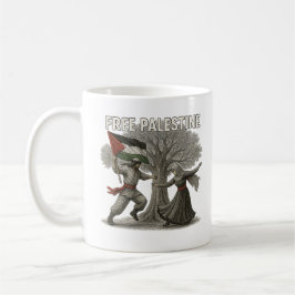Free Palestine Mug – Roots of Resistance Kaffeetasse