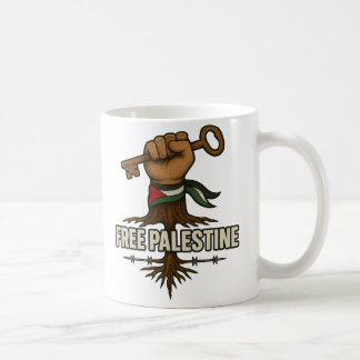 Free Palestine Mug Support Palestinian Solidarity Kaffeetasse