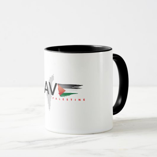 Free Palestine Mugg  Tasse (VorderseiteRechts)