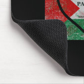 Free Palestine Now-Aufkleber Mousepad (Ecke)