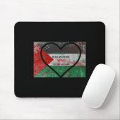 Free Palestine Now-Aufkleber Mousepad (Mit Mouse)