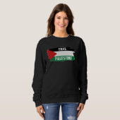 Free Palestine  Palestine national flag Sweatshirt (Vorne ganz)