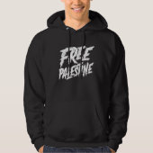 Free Palestine Protest Support for Gaza and Jerusa Hoodie (Vorderseite)