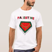 Free Palestine Protest T - Shirt - Watermelon T-Sh (Vorderseite)