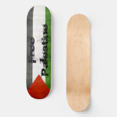 Free Palestine Skateboard (Vorderseite)