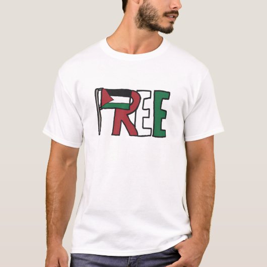 Free Palestine T-Shirt (Vorderseite)