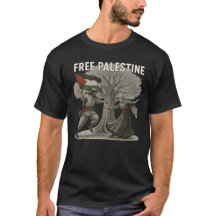 Free Palestine T-Shirt – Roots of Freedom