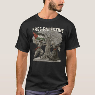 Free Palestine T-Shirt – Roots of Freedom