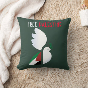 Free Palestine Throw Pillow - Activist Wohngestalt Kissen