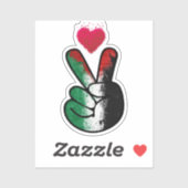 Free Palestine v3 Aufkleber (Blatt)