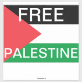 Free Palestine Vinyl Sticker (Blatt)
