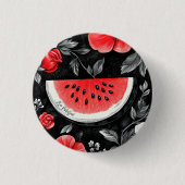 Free Palestine Watermelon Button (Vorderseite)