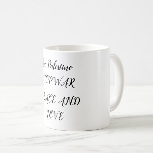 Free palestine we all together lets buy it kaffeetasse (VorderseiteRechts)