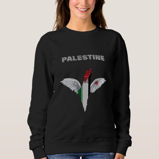 Free Palestine Women Sweatshirt| Palästinensische Sweatshirt (Vorderseite)