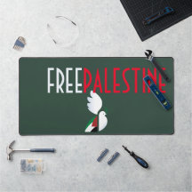 Free Palestk Desk Mat - Palästinensische FlaggenMa