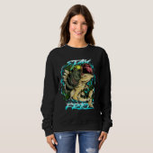 Free Pastel Goth Devil Fish Evil Eyes Demonic Symb Sweatshirt (Vorne ganz)