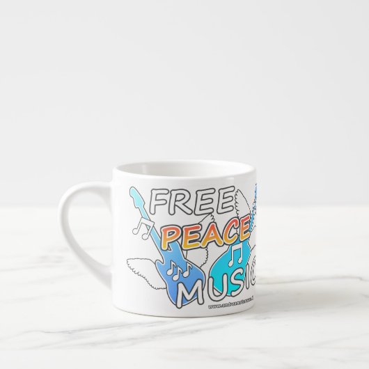 Free Peace Music Espressotasse (Links)