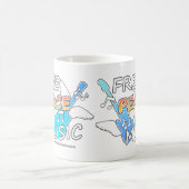 Free Peace Music Kaffeetasse (Mittel)