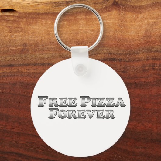 Free Pizza Forever - Basic Schlüsselanhänger (Vorderseite)