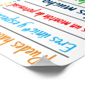 Free Posights Spanish Poster (Ecke)