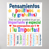 Free Posights Spanish Poster (Vorne)