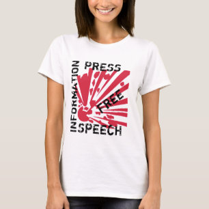 Free Press – Free Speech – Information T-Shirt