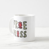 Free Press Kaffeetasse (Vorderseite Links)