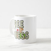 Free Press Kaffeetasse (Vorderseite Links)